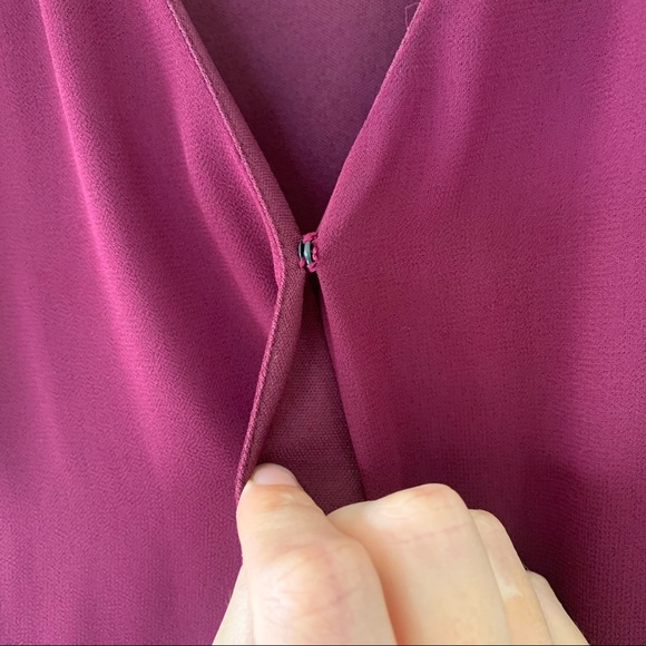 Show Me Your Mumu The Noelle Flutter Wrap Dress In Merlot - Picture 8 of 13